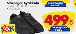 SLAZENGER AYAKKABI 41/42/43 NUMARA